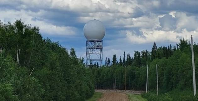Latest weather radar in Canada